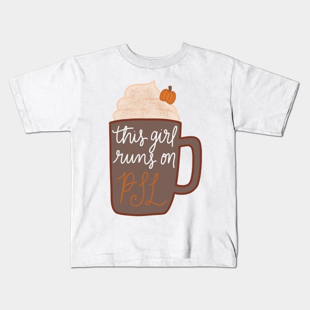 Pumpkin spice Kids T-Shirt by nicolecella98